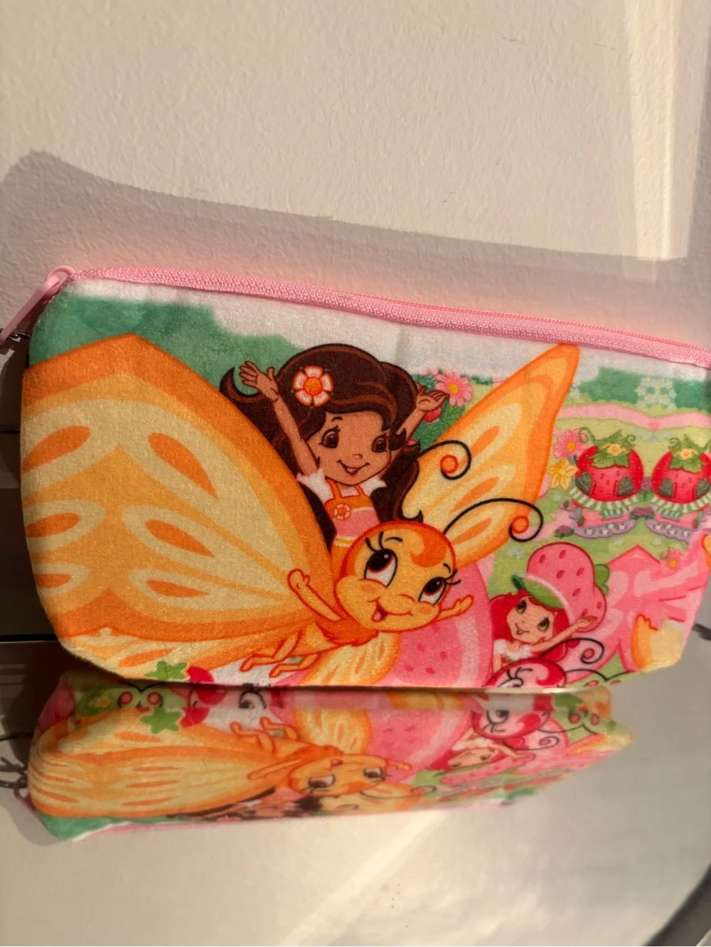 Butterfly Strawberry Shortcake makeup bag